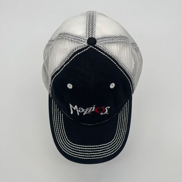 Mazzio’s Pizza Employee Trucker Hat Unisex OSFA 6 Panel Paramount Apparel Black - Picture 9 of 13